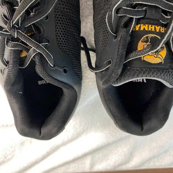 BRAHMA Steel Toe Safety Work Shoes Mens 7 Black Low Top Shoes Workwear - Picture 9 of 12